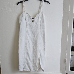Forever 21 Linen Blend Dress